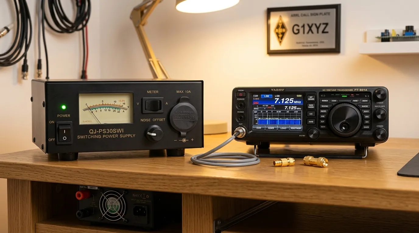 A modern switching power supply unit demonstrating a compact and efficient design.