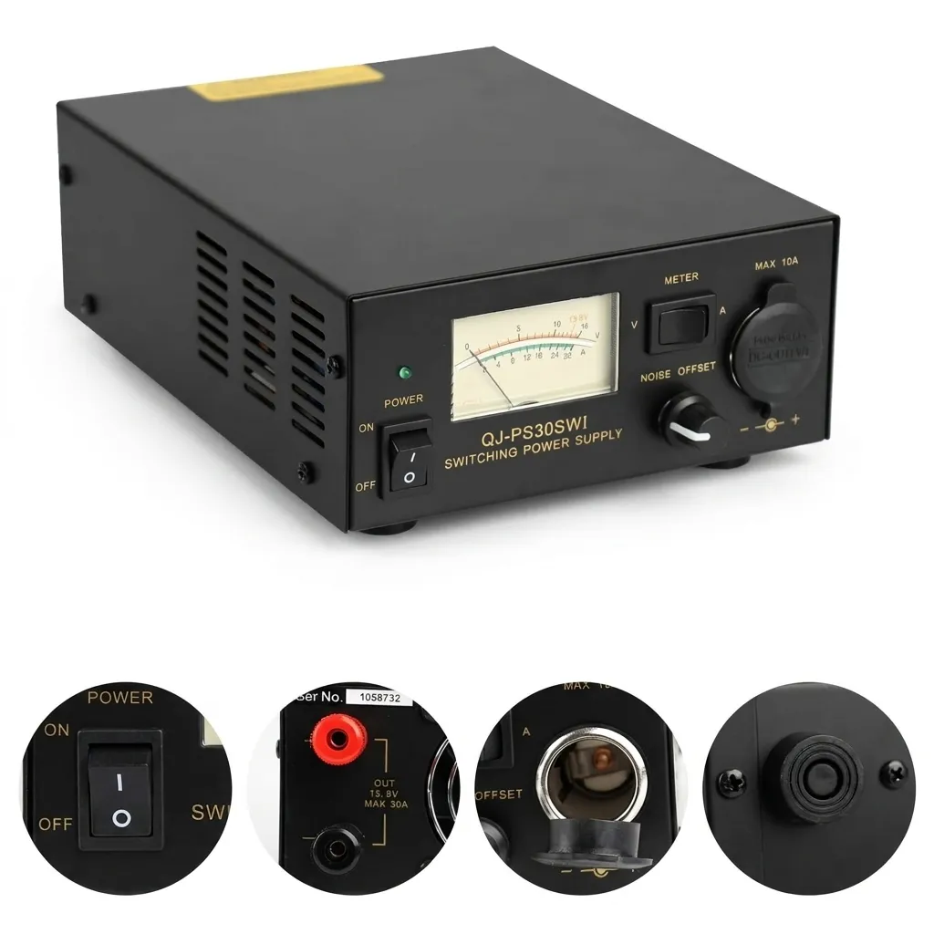 Compact SMPS power supply suitable for UK amateur radio shacks