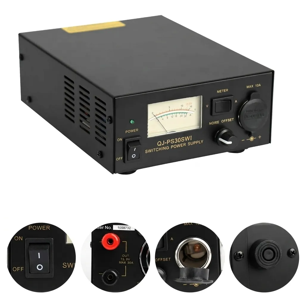 JAOGAUBENCH 30A bench power supply front panel and controls