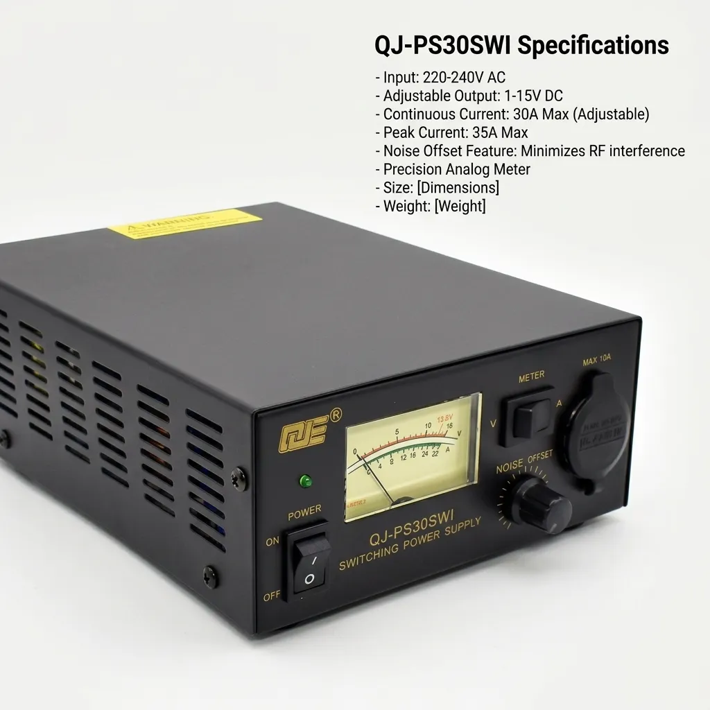 Comparison table showing key specs for UK DC bench power supplies