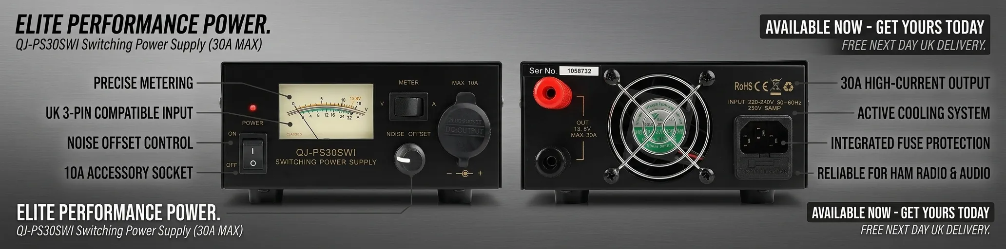 A comparison of top-rated bench power supplies available for the UK market.